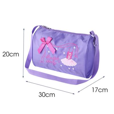 China Blossoming Ballet 41015 In-Stock Embroidery Ballet Dance Duffel Bag For Girls for sale