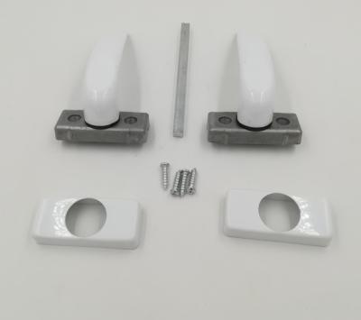 China Anti-Abrasion Aluminum Iron Plate Lever DL-01 Door Handle for sale