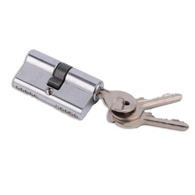 China Door Zinc Open Double Brass Keys Solid Lock Cylinder for sale