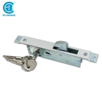 China Wood / Aluminum Hook Mortise Sliding Door Locker Security Key Opening Lock for sale