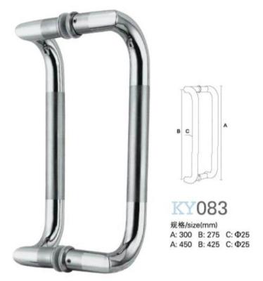 China KEYI door stainless steel glass door handle for sale