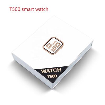 China Touch Screen Amazon best seller T500 Smart Watch Blue tooth Call Music Play heart rate blood pressure monitor Smart Watch Series 6 Fitpro for sale