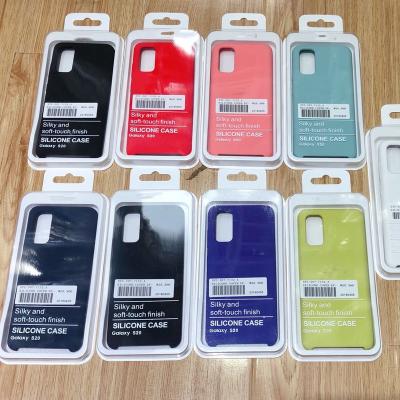 China Shockproof Original logo Liquid Silicone Protective Shockproof Cover Mobile Phone Case For Samsung Galaxy S21+ S21 Ultra S 21 for sale