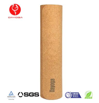 China Eco-Friendly/Non-Toxic/Non-Slip/Washable/Stable Back Rebound DAYOGA All Cork Yoga Mat Made Of Natural Eco-Friendly Rubber for sale