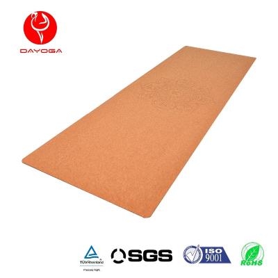 China 2018 Hot Selling DAYOGA 100% Eco-Friendly Natural Cork Yoga Mat for sale