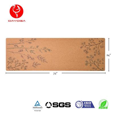 China Back Eco-friendly/Non-toxic/Non-slip/Washable/Stable 2018 New Rebound Cork Yoga Mat for sale