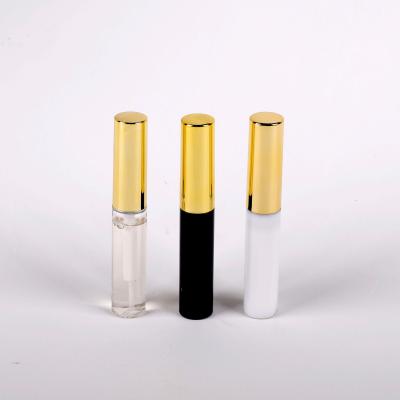 China Professional Quick Dry Round Eye Lash Glues Can Custom Logo Eyelash Waterproof Glue White Bottle Black Eyelash Adhesive Glue for sale