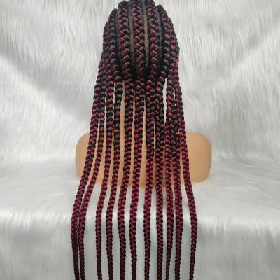 China 2022 Braid Beauty Synthetic Braid Hair 180 Density Pixie Hair Wig American Jumbo Synthetic Wigs Cheapest American Jumbo Braid Hair Long Braid Quality Lace Wig for sale