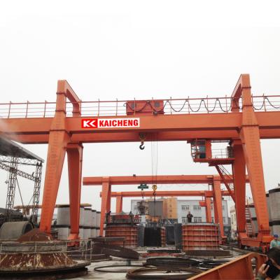 China Double Safety Performance A-Frame MG Gantry Crane Multi-protection System Beam Gantry Crane and High Rail Mounted Crane 50 Ton for sale