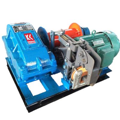 China Hotels Planet-speed transmission 2ton electric wire rope winch with extremely high quality low price for sale