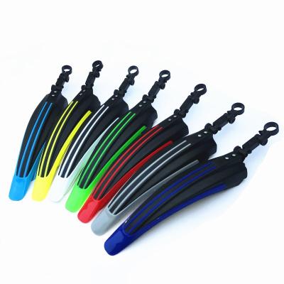 China Durable Mountain Bike Color Two Color Theft Dragon Mudguard Mud Tile Water Board 20-26 Inch Car Mudguard for sale