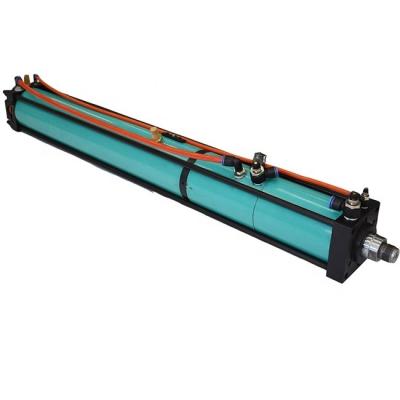 China Pressure Source Hydraulic Cylinders Stainless Steel 5 Ton Pneumatic Hydraulic Boosting Cylinder For Self Hooking Press for sale