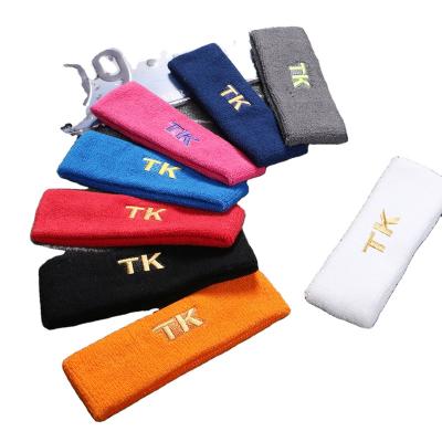 China Factory Wholesale Fashion Head Band Towel Gym Hair Sweat Adjustable Sustainable Hair Sweat Band Soft Directly for sale