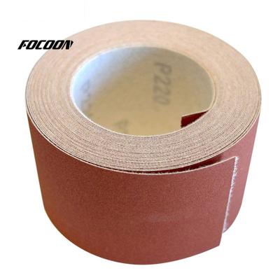 China Wood Sandpaper 120 Grit Cloth for Metal Klingspor Abrasive for Copper Pipe Emery Grippy Sanding Screen Roll for sale