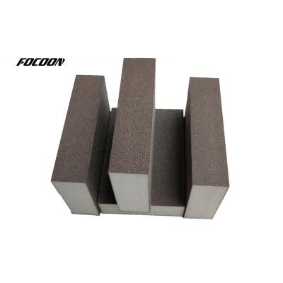 China Double Sided Sanding Anti-Static Colored Sanding Drywall Double Side Cleaning With Emery Filling Abrasive Sponge for sale