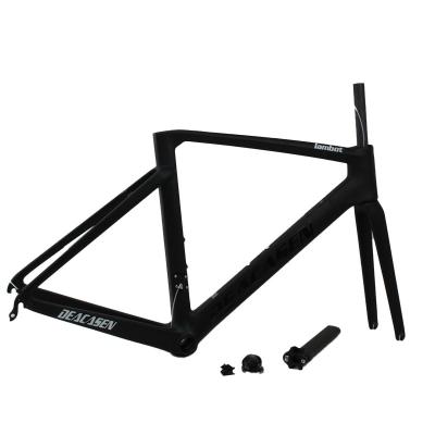 China High Quality Frame 700C Carbon T700 Fiber Mountain Bikes Carbon Cable Matte Bicycle Carbon Road Bike Frame Internal Frame Bike Frame for sale