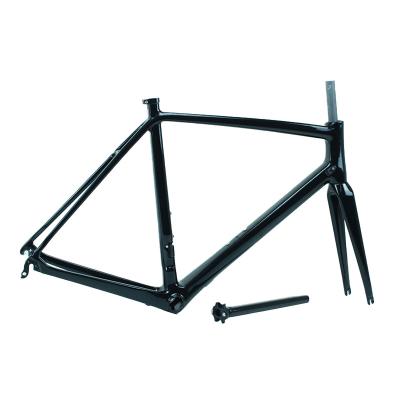 China Road Bikes Hot Sale Direct Mount C-brake Road Bike Frame Carbon Internal Carbon Fiber Bike Frame Customized Matte Frame For Road Bicycles for sale