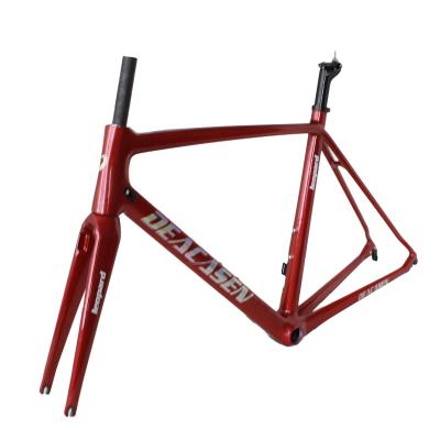 China Road Bikes Good Price Customized Carbon Road Bike Frame 60cm Carbon Fiber Bike Frame C-Brake Road Bike Frame Internal Frame Direct for sale