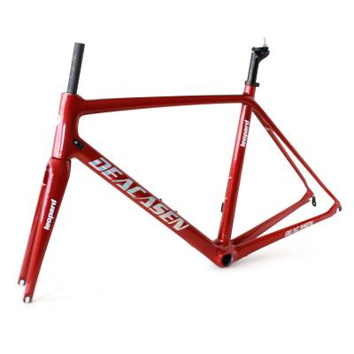 China Road Bikes Good Price Customized C-Brake C-Brake T700 Carbon Fiber Bike Carbon Road Bike Frame By Direct Internal Frame for sale