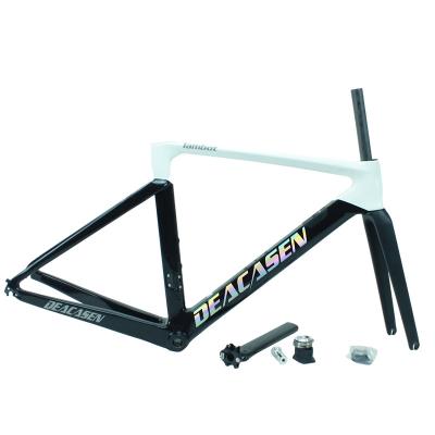 China Road Bikes New Fashion Carbon Fiber Frame 700c Road Bike Frame Direct Mount C-brakecarbon T700 Carbon Road Bike Frame for sale