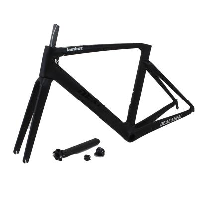 China Road Bikes Inner Carbon T700 Matte Frame Carbon Road Bike Hot Selling Cable Mount C-Brake Road Bike Direct View Carbon for sale