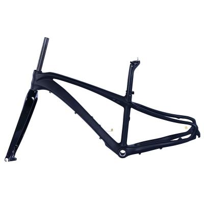 China High Quality Mountain Bikes Carbon T700 Bicycle Parts Bike Matte Mtb 27.5er Brake Disc-brake Mountain Bike Frame For Sale for sale