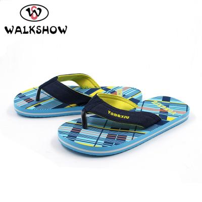 China 2019 Waterproof Running Summer Baby Child Kid Rubber Sublimation Eva Flip Flop for sale