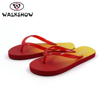 China Waterproof 14mm Thickness Red PVC PE Flip Flop For Boy for sale