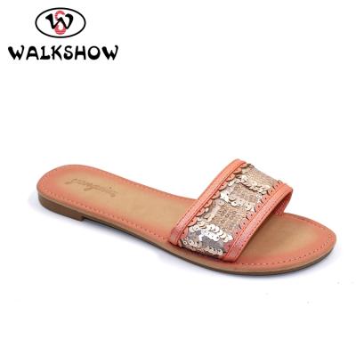 China New Pattern Pu Lady Fancy Lightweight Women's Slipper for sale