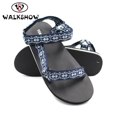 China Bohemian Hawaiian sandal printed beach textile to sublimate with arch support for sale