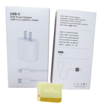 China Pd20w Mobile Phone Power Adapter Fits Apple 12 Mobile Phone PD Fast Charger 18W Charger 20W Tablet Tablet Apple 13 iPad Charger for sale