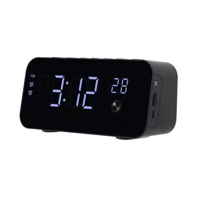 China Human Motion Tracking Tuya Smart Home Security 1080P Mini Clock Wifi Wireless CCTV Spy Lens Camera for sale