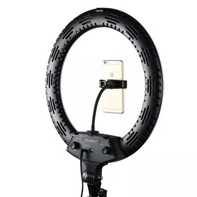 China PORTABLE hot sale network show instant camera makeup circle ring light KY-BK416 dimmable lamp 3200-5500k for sale