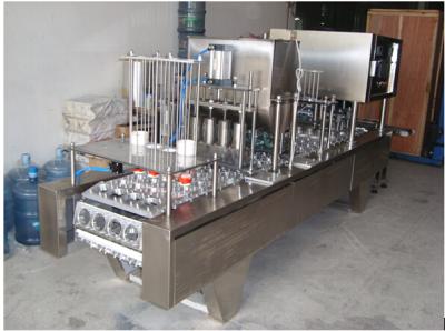 China FULL AUTOMATIC PLASTIC CUP FILLING SEALING MACHINE for sale