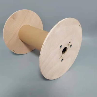 China wooden wire spool cardboard spool customized for sale