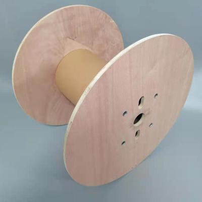 China Best Price Wooden Cable Winding Reel With Cardboard Barrel for sale