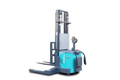 China GOODSENSE Warehouse Handling Equipment Walkie Straddle Pallet Stacker for sale