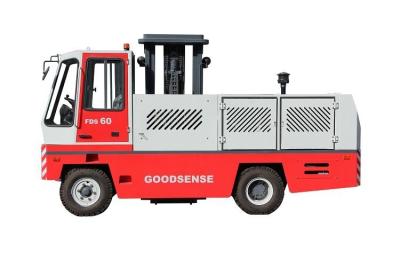 China Heavy Duty Goodsense 6 Ton Diesel Side Loading Forklift Truck Sustained Design With Auto Stabilizing System for sale