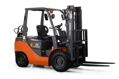 China 2.5Ton LPG Forklift Trucks With Powerful Low Consumption Engines Gct K25 for sale