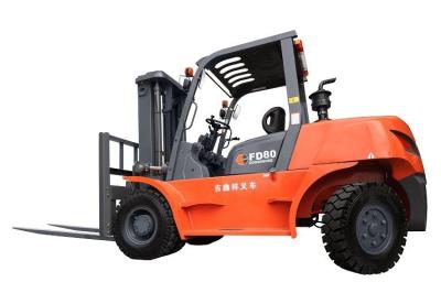 China Diesel 8 Ton Forklift With Rapid Acceleration And Low Fuel Consumption for sale