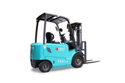 China Goodsense 2.5 Ton 4 Wheel Electric Forklift With Accurate Tilt And Side Shift for sale