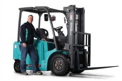 China 3.5Ton 4 Wheel Electric Forklift With Robust Overhead Guard And Visibility Optimized Parts for sale