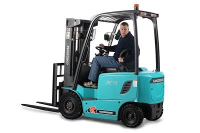 China New 4 Wheel Electric Forklift 1.5 Ton With Plenty Optional Safety Systems for sale