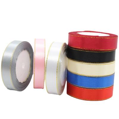 China Single face 2cm wide high quality polyester satin ribbon wedding decoration ribbon printed grosgrain ribbon for sale