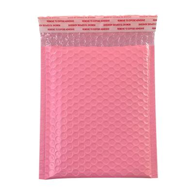 China Shock Resistance Hot Selling Pink Bubble Mailer Padded Mailing Bags Shipping Envelope Bag With Bubble for sale