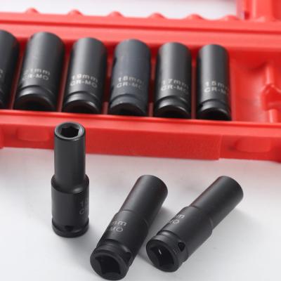 China Top Sale Mechanic 13Pcs 1/2Dr Auto Repair Tool Socket Wrench Set Tools Box for sale