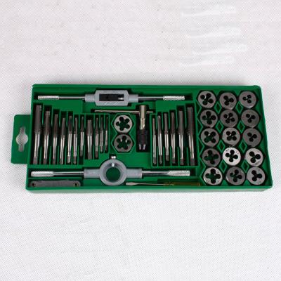 China 40PCS Alloy Steel Metric Tap And Die Set Tap Die for sale