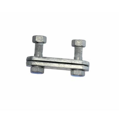 China Overhead Line Hot Galvanized Accessories Factory Price PD/PS Type Clevis Parallel Connection For Electrical Pole Tie for sale