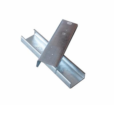 China Traditional C Channel Meal Stud Galvanized Steel Head Runner And Track For Framing Gypsum Board Ceiling for sale