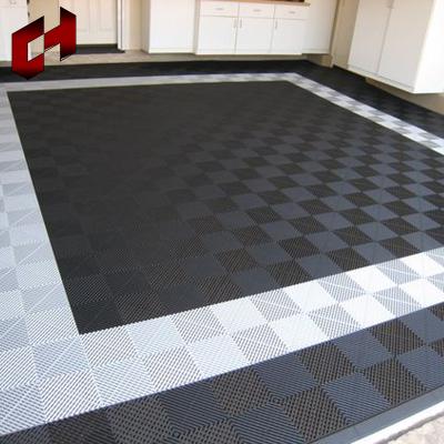 China Ch OEM/Odm Basketball Court Anti-Slip Natural Color 60 x 60 x 1Cm Car Garage Precast Flooring 80 Ton Blocks Floor Interlocking Tiles for sale